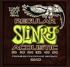 ACOUSTIC GTR STR SET 12/54 PH/BR REG SLINKY